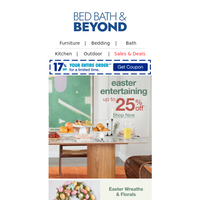 Bed Bath and Beyond email thumbnail