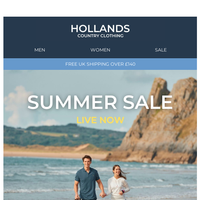 Hollands Country Clothing email thumbnail