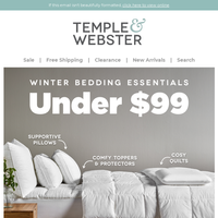 Temple & Webster email thumbnail