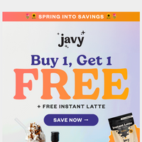 Javy Coffee email thumbnail