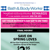 Bath and Body Works email thumbnail