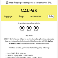 CALPAK email thumbnail