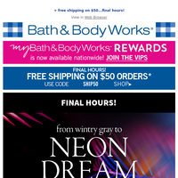 Bath and Body Works email thumbnail