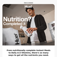 Huel UK email thumbnail