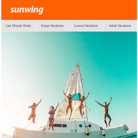 Sunwing Vacations email thumbnail