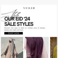 Veiled Collection email thumbnail