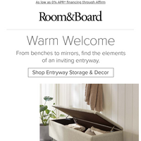 Room & Board email thumbnail