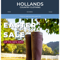 Hollands Country Clothing email thumbnail