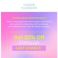 Naked Sundays email thumbnail