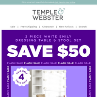 Temple & Webster email thumbnail