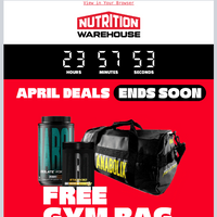 Nutrition Warehouse email thumbnail