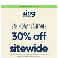 Zing Bars email thumbnail