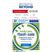 Bed Bath and Beyond email thumbnail