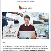 International Open Academy email thumbnail