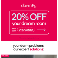 Dormify email thumbnail