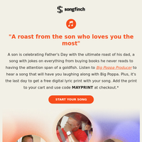 Songfinch email thumbnail