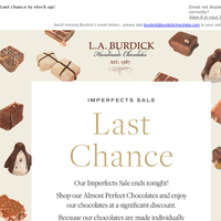 L.A. Burdick Chocolate email thumbnail