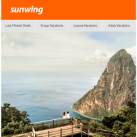 Sunwing Vacations email thumbnail