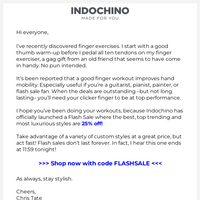 INDOCHINO email thumbnail