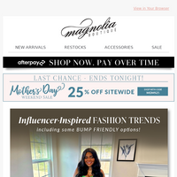 Magnolia Boutique email thumbnail