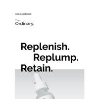 The Ordinary email thumbnail