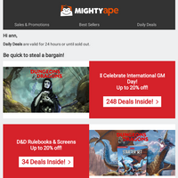 Mighty Ape email thumbnail