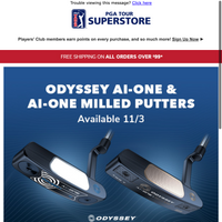 PGA TOUR Superstore email thumbnail