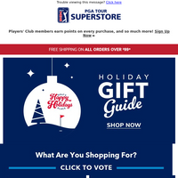 PGA TOUR Superstore email thumbnail