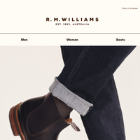 R.M.Williams Australia email thumbnail