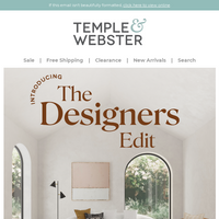 Temple & Webster email thumbnail