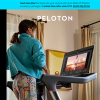 Peloton email thumbnail