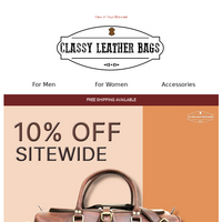 Classy Leather Bags email thumbnail