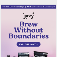 Javy Coffee email thumbnail