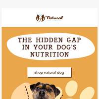 Natural Dog Company  email thumbnail