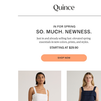 Quince email thumbnail