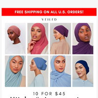 Veiled Collection email thumbnail