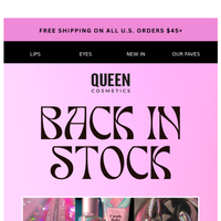 Queen Cosmetics email thumbnail