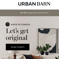 Urban Barn email thumbnail