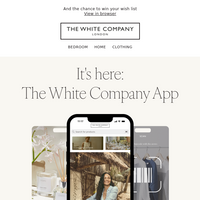 The White Company UK email thumbnail