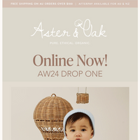 Aster & Oak email thumbnail