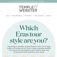 Temple & Webster email thumbnail