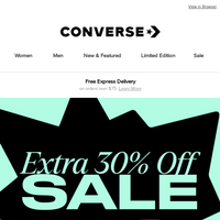 Converse Australia email thumbnail