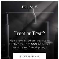 DIME Beauty email thumbnail