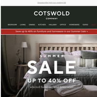 The Cotswold Company email thumbnail