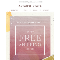 Altar'd State email thumbnail