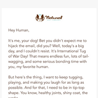 Natural Dog Company  email thumbnail