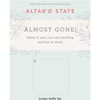 Altar'd State email thumbnail