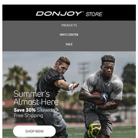 DonJoy email thumbnail