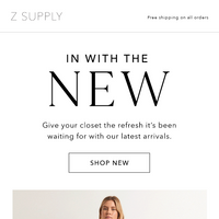 Z SUPPLY email thumbnail