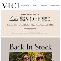 VICI email thumbnail